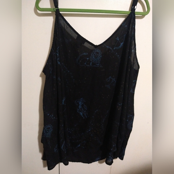 Torrid Constellation Zodiac Sheet Tank Cami Plus Size 5 - Picture 8 of 9